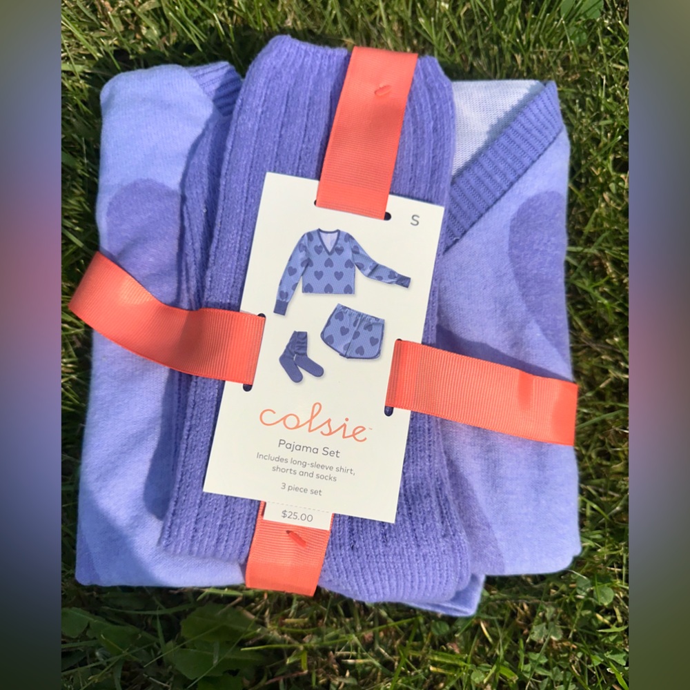 COLSIE💜PURPLE 3 Piece JAMMIE SET NWT